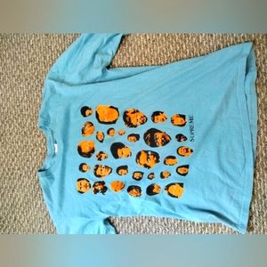 Supreme Faces LS Blue